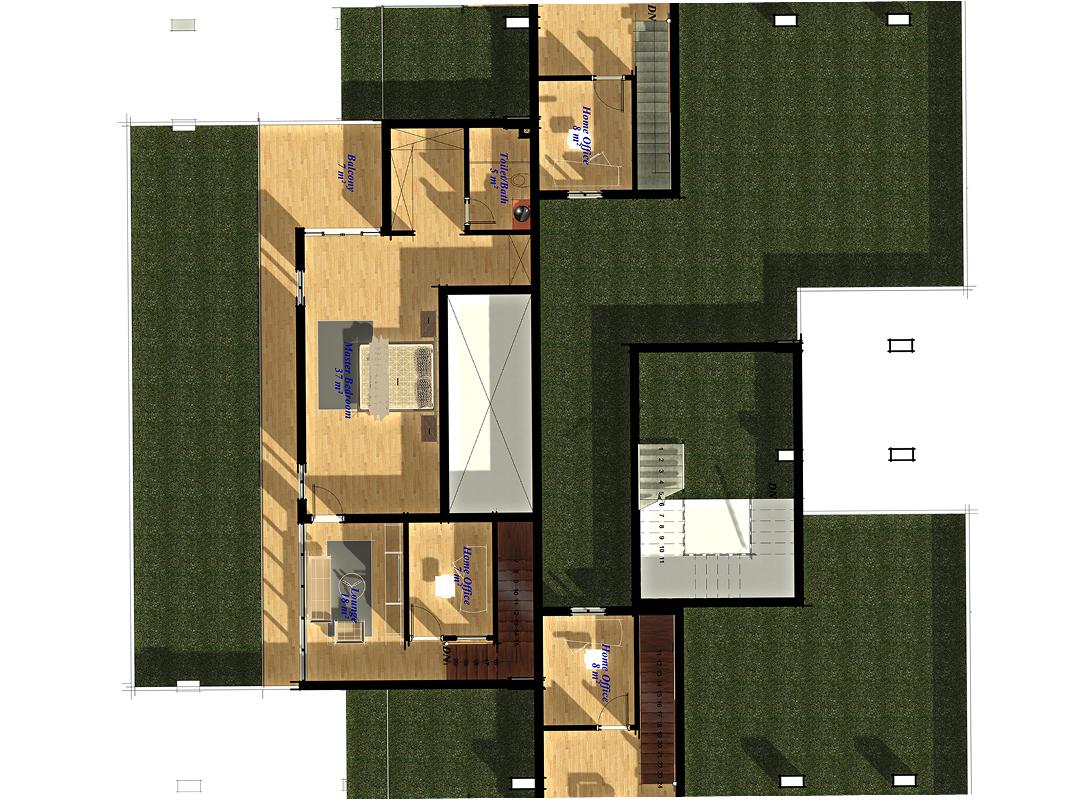 4 Bedroom Penthouse Lower Floor