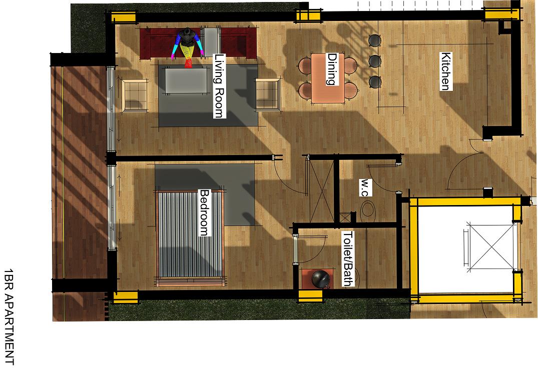 1 Bedroom Apartment